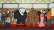 L-R: King Shark und Clayface