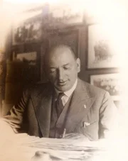 Hugo Meisl, Verbandskapitän (Teamchef) des Wunderteams, 1931.