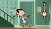 Mr. Bean wird durch einen lauten Schrei von Mrs. Wicket geweckt.