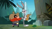v.li.: Yosemite Sam, Bugs Bunny