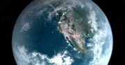 CGI-BILD:  Die Erde. (Bildnachweis: National Geographic Channels)