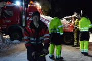 Odda, Norway - Tor Steinar Tveit (one of Thord´s employees) is ready to rescue.