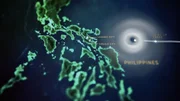 Die Karte zeigt Kammuri direkt vor der Küste der Philippinen. Tabaco City und Legazpi City sind auf der Karte markiert, die beide vom Kammuri betroffen waren. (National Geographic)