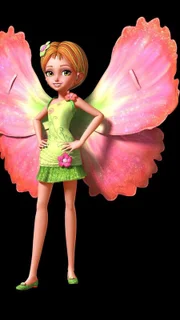 Wie schön ist doch das Leben auf der Wildblumenwiese! Barbie in der Rolle des kleinen Elfinchen möchte niemals woanders sein. Inmitten der Welt der Twillerbienen, eingebettet in eine duftende Blütenknospe, fühlt sie sich so gut aufgehoben und geborgen wie sonst nirgendwo.