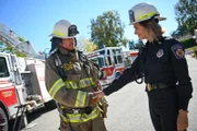 "Work, Don’t Worry" - The crew engages in a search and rescue mission after a building collapses and Division Chief Sharon is forced to make a gut-wrenching decision, on FIRE COUNTRY, Friday, Oct. 28 (9:00 - 10:00 PM, ET/PT) on the CBS Television Network and available to stream live and on demand on Paramount+*.  Pictured (L-R): Billy Burke as Vince Leone and Diane Farr as Sharon Leone.  Photo: Sergei Bachlakov/CBS