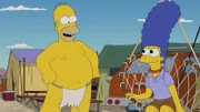Auf dem Blazing-Guy-Festival gefällt es Homer (l.) und Marge (r.) überraschenderweise doch. Woran das wohl liegt ...