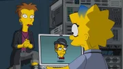"Die Simpsons", "Conrad." Homer kommt teuer zu stehen, dass er Firmeninterna öffentlich macht. Als er zahlreiche Fotos von seiner Arbeitsstelle in den sozialen Netzwerken postet, wird Homer fristlos entlassen und muss wieder von ganz unten anfangen. Er wird Tellerwäscher in einem griechischen Restaurant - für Homer der tollste Job auf Erden! Inspiriert vom Schicksal ihres Vaters entwickelt Lisa eine App, die vorhersagen soll, wie sich das Postingverhalten auf die eigene Lebensrealität auswirkt.
