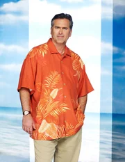 BURN NOTICE -- Season:4 -- Pictured: Bruce Campbell as Sam Axe -- Photo by: Nigel Parry/USA Network BURN NOTICE