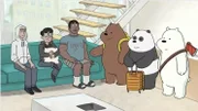 v.li.: Isaac, Tom, Griff, Grizzly Bear, Panda Bear, Ice Bear