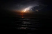 Blitze über dem Maracaibo-See.