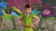 Peter Pan freut sich über den geretteten Fantasiebaum.