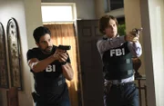 L-R: Luke Alvez (Adam Rodriguez), Dr. Spencer Reid (Matthew Gray Gubler)