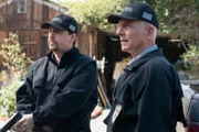 L-R: NCIS Special Agent Timothy McGee (Sean Murray), NCIS Special Agent Leroy Jethro Gibbs (Mark Harmon)