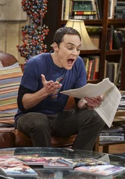 Als Sheldon (Jim Parsons) Berts Arbeit liest, muss er zu seinem Entsetzen feststellen, dass sie tatsächlich bahnbrechend ist. Das führt dazu, dass sich Sheldon vor lauter Wut selbst attackiert ...