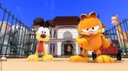 Garfield und Odie im Privatzoo