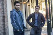 "Undocumented" -- Special Agent Pride and the NCIS team investigate the murder of an immigrant Petty Officer that was staged as a suicide. Also, the team secretly creates an online dating profile for Special Agent Pride, on NCIS: NEW ORLEANS, Tuesday, Jan. 19 (9:00-10:00 PM, ET/PT), on the CBS Television Network. Pictured L-R: Max Arciniega as Victor Ortega and Scott Bakula as Special Agent Dwayne Pride Photo: Skip Bolen/CBS Ã?Â©2015 CBS Broadcasting, Inc. All Rights Reserved