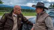 Sheriff Donnie Haskell (Hugh Dillon) und John Dutton (Kevin Costner)
