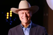 Los Angeles, CA - Interview with Larry Hagman.