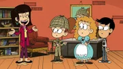 v.li.: Mrs. Bernardo, Luan, Amy, Rex