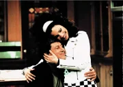 L-R: Maxwell Sheffield (Charles Shaughnessy) und Fran Fine (Fran Drescher)