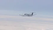 Plane in flight, CGI image
