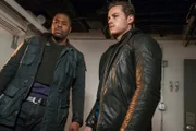 CHICAGO P.D. -- "Disco Bob" Episode 212 -- Pictured: (l-r) Laroyce Hawkins as Kevin Atwater, Jesse Lee Soffer as Jay Halstead -- (Photo by: Matt Dinerstein/NBC)