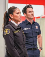 Merle Dandridge (Fire Chief Natasha Ross), Jay Hayden (Travis Montgomery).