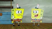 SpongeBob (l.)