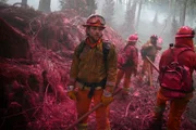 "Two Pink Lines" - Bode and his fellow prison inmate firefighters band together with the civilian station 42 crew to battle a monstrous fire that erupts after a plane crash. Meanwhile, the crews welcome a new member to the family, on FIRE COUNTRY, airing on a special day and time immediately following the AFC Championship Game, Sunday, Jan. 29 (10:00-11:00 PM, ET; 9:00-10:00 PM, CT; 8:00-9:00 PM, MT; 7:00-8:00 PM, PT) on the CBS Television Network and available to stream live and on demand on Paramount+*. (Time is approximate after post-game coverage.)  Pictured: Max Thieriot as Bode Donovan.  Photo: Sergei Bachlakov/CBS