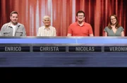 Die Kandidat:innen (v.l.n.r.):  Enrico Krause, Christa Schlang, Nicolas Kau und Veronika Stöckl.