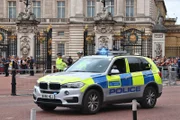 British Police BMW car