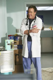 Dr. Cox (John C. McGinley) kommt sich vor wie der Fernseharzt Dr. House, als es an ihm ist, einige Rätsel zu lösen ...