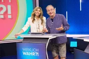 Das Rateteam Panagiota Petridou und Wigald Boning.  +++