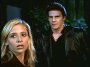 Buffy (Sarah Michelle Gellar, l.) und Angel (David Boreanaz, r.) müssen sich wieder einmal der Angriffe von Vampiren erwehren.