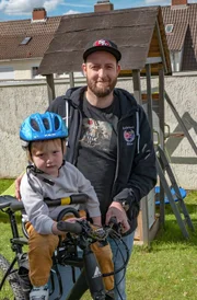 André Theis mit Sohn Hubertus.