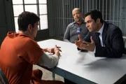 (l-r)Detective Odafin "Fin" Tutuola ( Ice-T) , Detective Nick Amaro (Danny Pino)