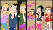 v.li.: Francine, Stan, Jeff, Klaus, Hayley, Steve
