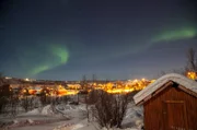 Die 'Finnmark' ist die nördlichste und flächenmäßig größte Provinz Norwegens. Polarlichter kommen hier häufig vor.