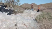 Ein Drittel der Plastikfolien müssen jährlich erneuert werden, mit denen Treibhäuser bedeckt werden.