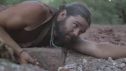 ASH FORK, ARIZ.- Tobias laying on the ground. (Photo Credit: NG Studios/Chris Whiteneck)