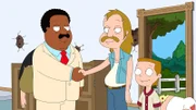 (v.l.n.r.) Cleveland Brown; Lester Krinklesac; Ernie Krinklesac