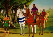 Ivanhoe ist König Richard Löwenherz treu ergeben. Der König wird vom österreichischen Kaiser gefangen gehalten. Ivanhoe versucht den König zu retten, doch dessen Bruder Prinz John hat andere Pläne...