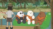 hinter, v.li.: Panda Bear, Ice Bear, Grizzly Bear
