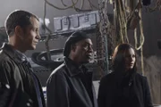 Sind von dem neuen Sheriff überrascht: Henry (Joe Morton, M.), Allison (Salli Richardson, r.) und Jack (Colin Ferguson, l.)