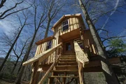 After the treehouse build.