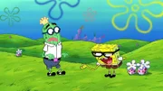 v.li.: Kevin, SpongeBob