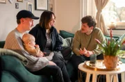 Reporter Frank Seibert zuhause bei Kim und ihrer Familie.
