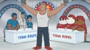 v.li.: Griff, Isaac, Tom, Brody, Panda Bear, Ice Bear, Grizzly Bear