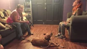 Tia, Gentily, and Elise at the home check.