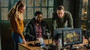 L-R: Hailey Upton (Tracy Spiridakos), Kevin Atwater (LaRoyce Hawkins) und Jay Halstead (Jesse Lee Soffer)